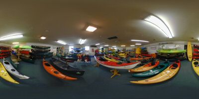 Beacon Surplus Canoe and Kayak Display Floor